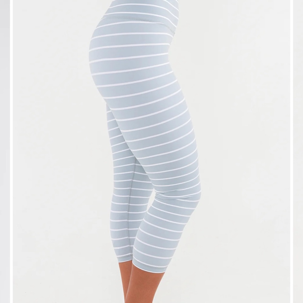 KIAVA Coral Striped Capris